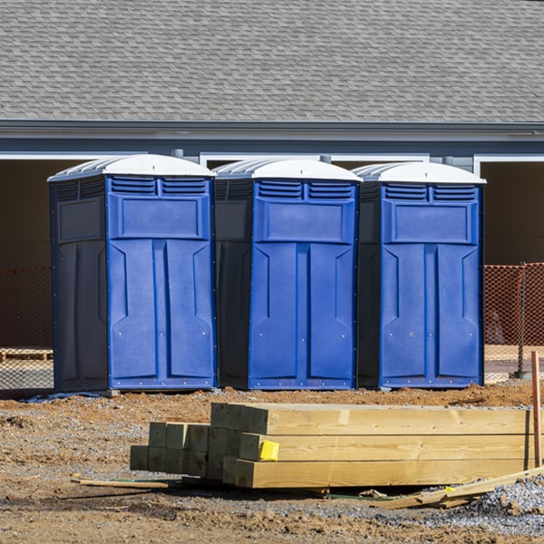 are there any restrictions on where i can place the portable restrooms during my rental period in Bethlehem PA